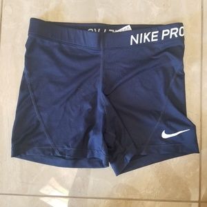 Nike Pro shorts size L women blue